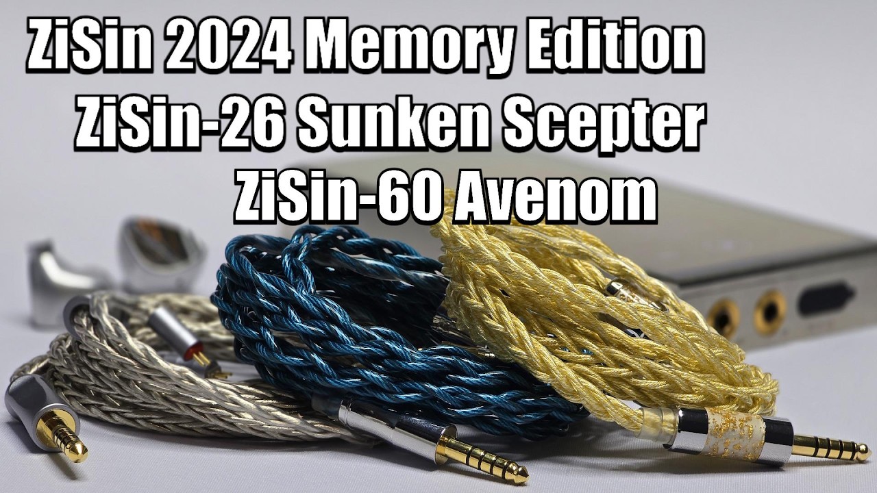 Кабели для IEM ZiSin-60 Avenom, ZiSin 2024 Memory Edition, ZiSin-26 Sunken Scepter Прокачай наушники