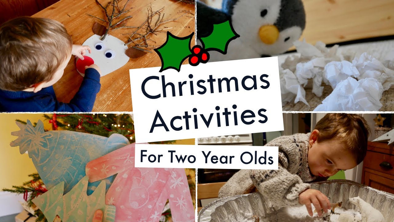 CHRISTMAS ACTIVITIES FOR TWO YEAR OLDS | Winter and Christmas indoor activity ideas for a 2 year old