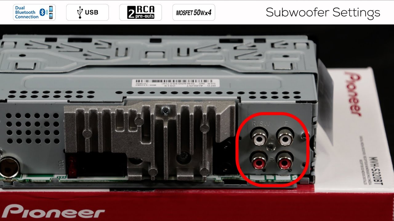 How To - Subwoofer Controls - Pioneer 2 RCA Audio Receivers 2020
