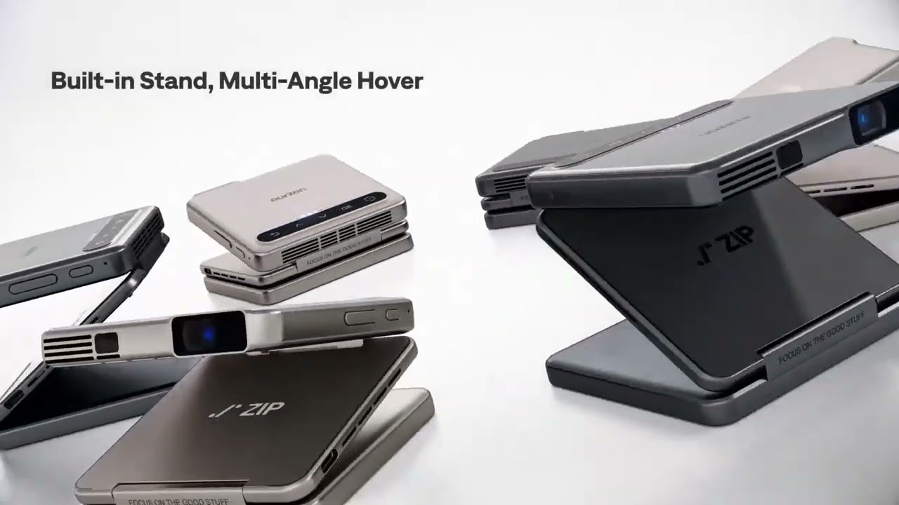Aurzen ZIP-The World's First Tri-Fold Portable Projector
