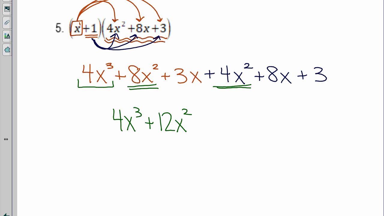 Multiplying Polynomials Review