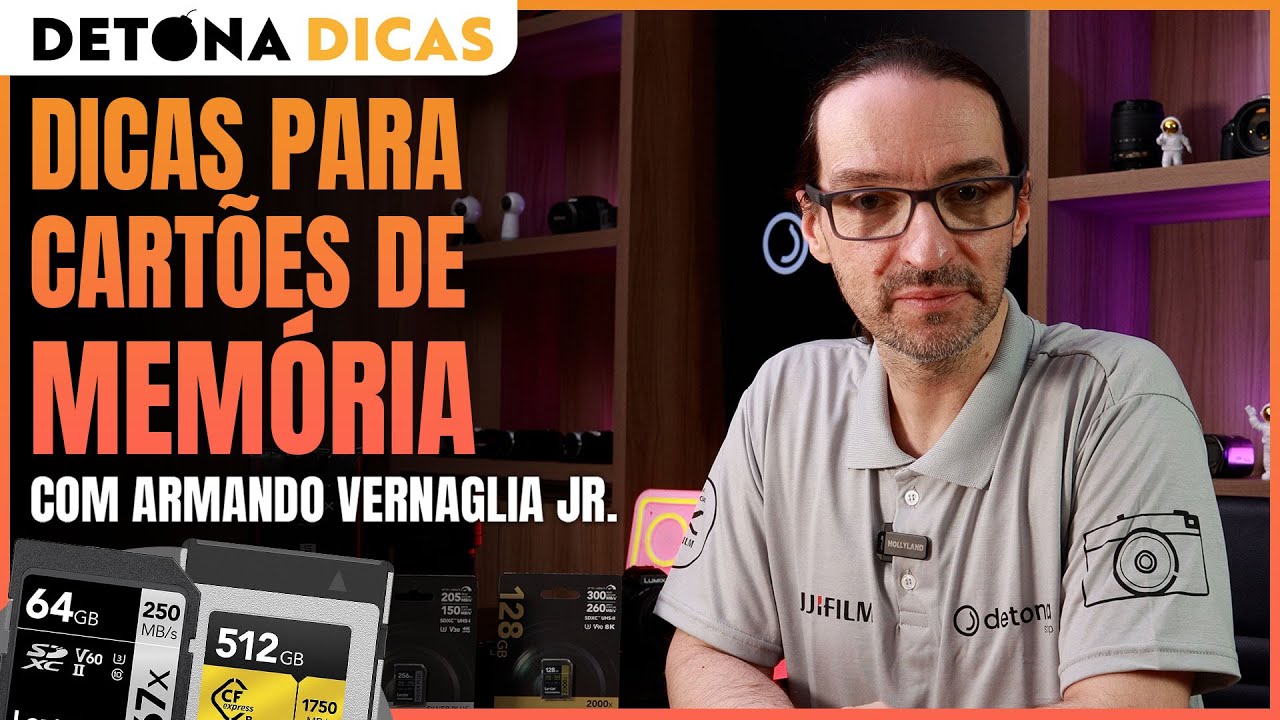 CARTÃO DE MEMÓRIA I DICAS PARA ESCOLHER A MELHOR OPÇÃO! - Detona Dicas feat. Armando Vernaglia Jr.