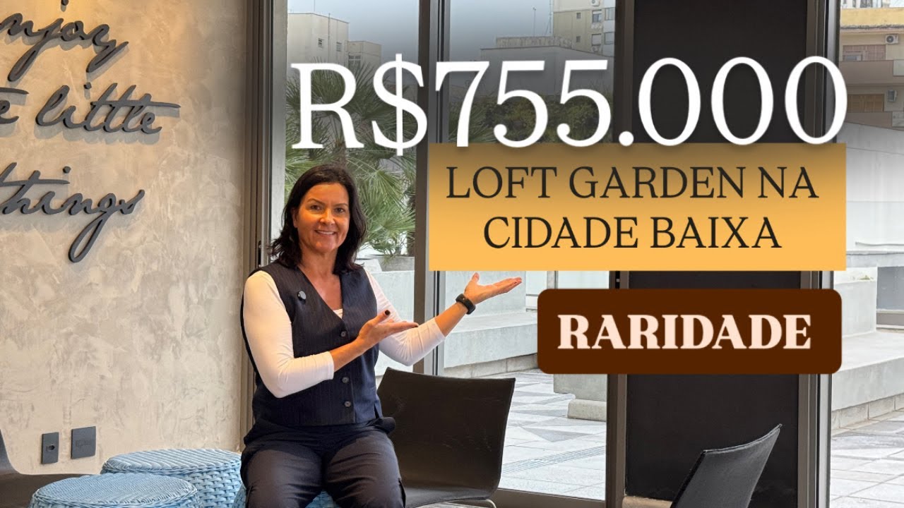 Apartamento Loft e Garden no bairro Cidade Baixa em Porto Alegre