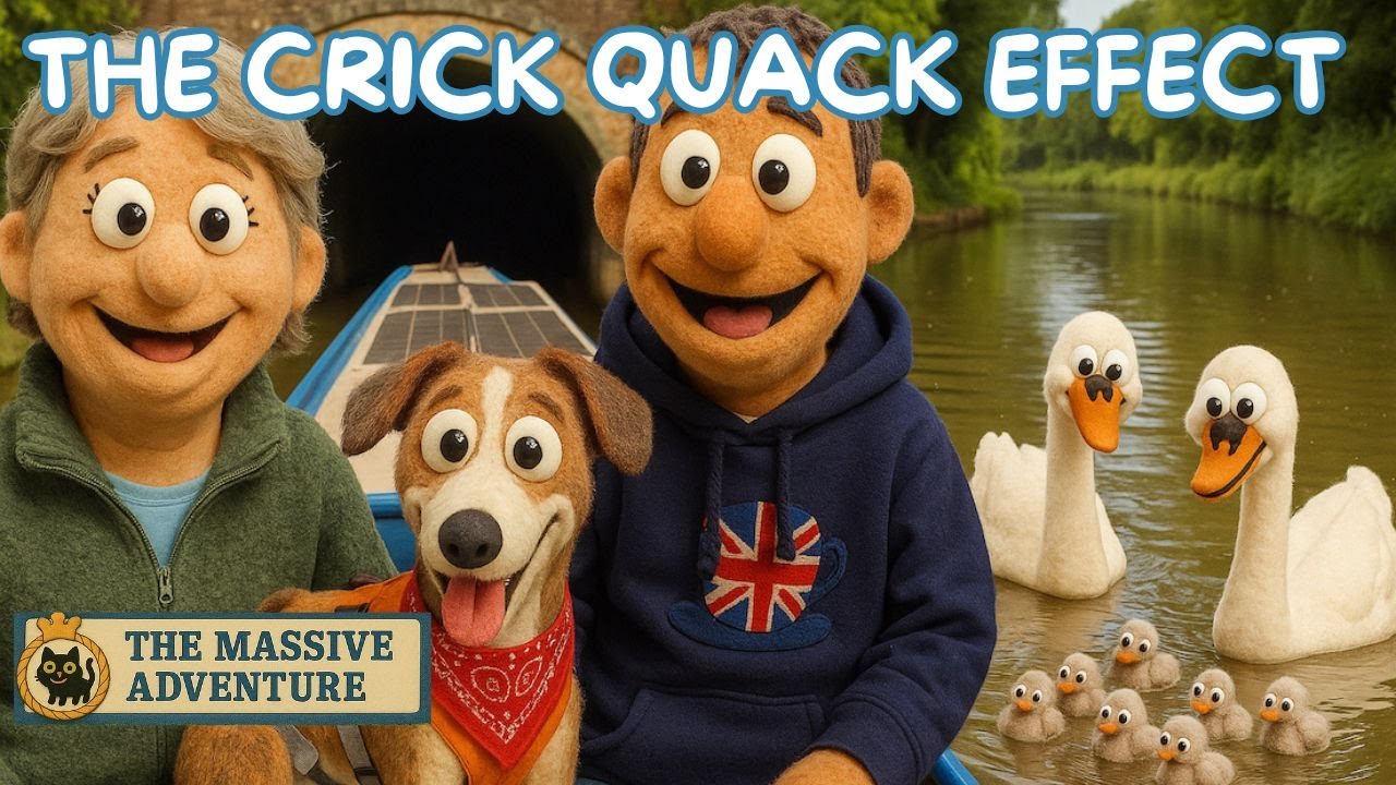 26.Crick Boat Show 2025 - Still not there... Blame the Tunnel  & the Swanlets!