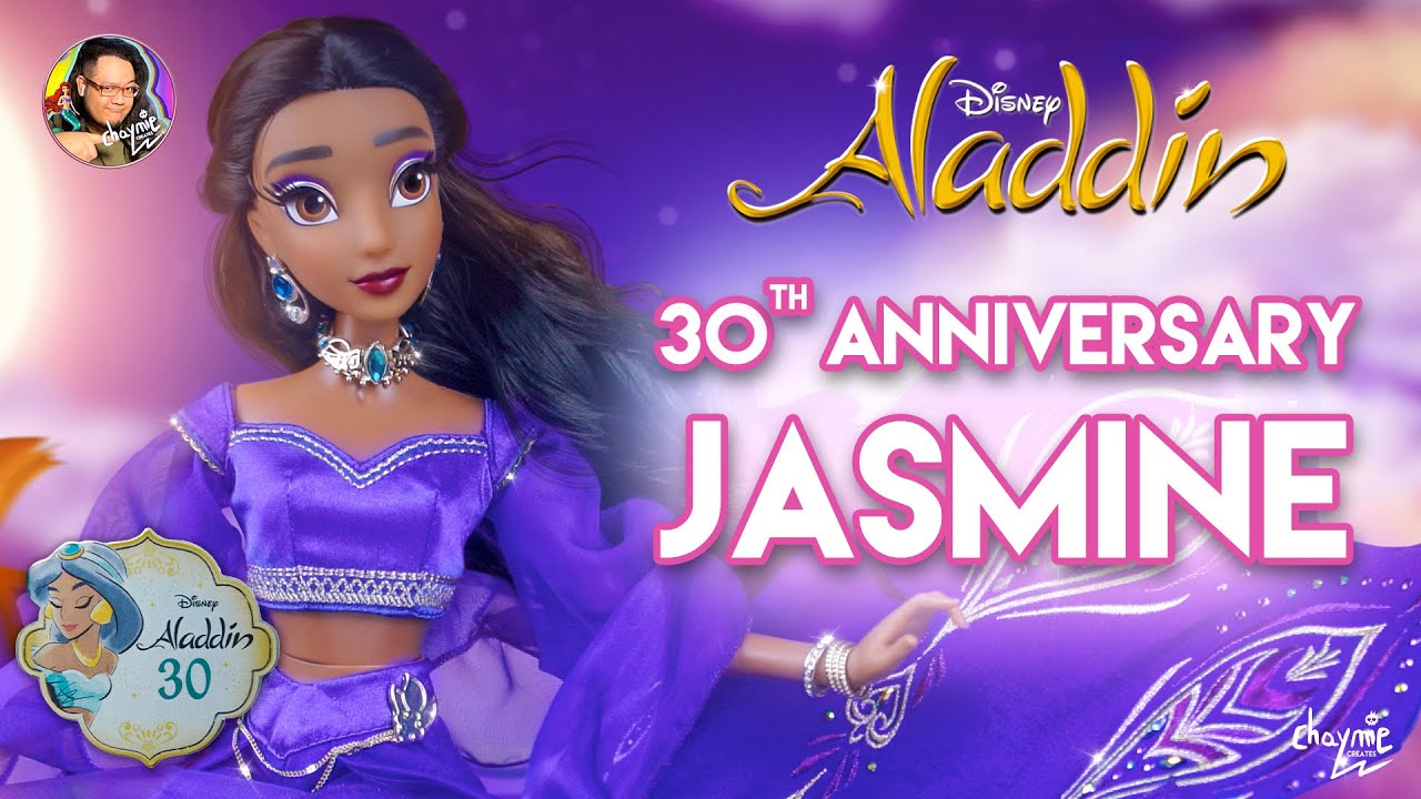 JASMINE Limited Edition Doll in Purple Dress - Review & Unboxing | Disney Aladdin 30th Anniversary