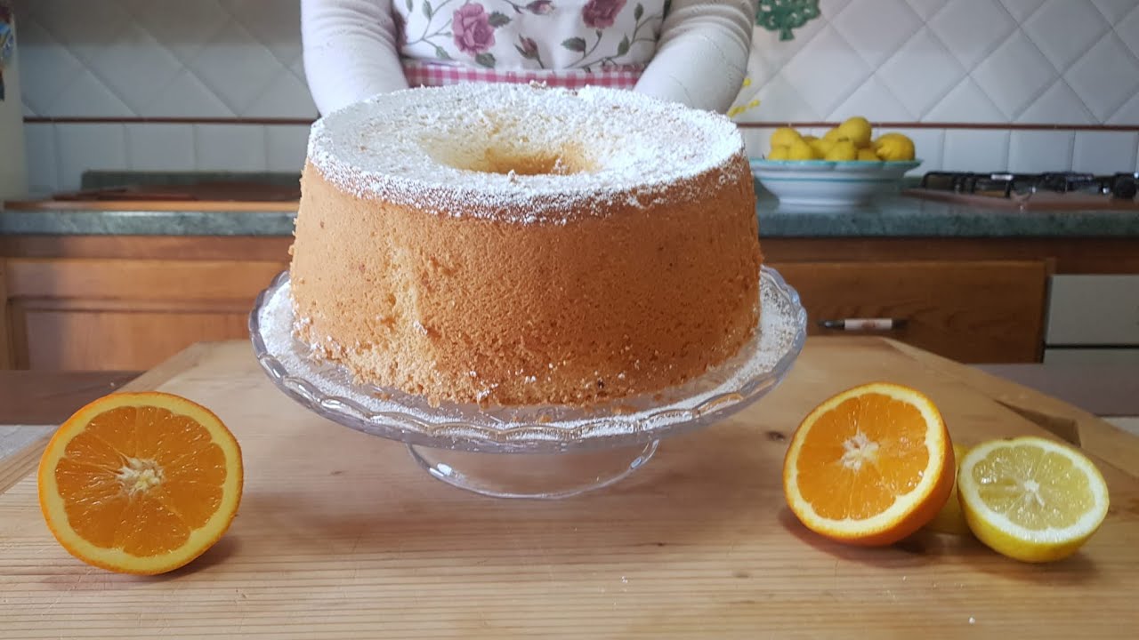 CHIFFON CAKE 🇺🇸 la ricetta originale 👩‍🍳😋😍