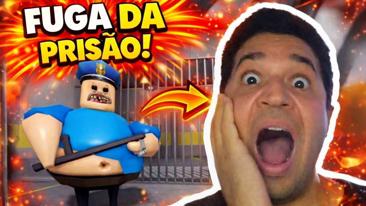 😱 OBBY DIFÍCIL DO BARRY | BARRY'S PRISON RUN OBBY