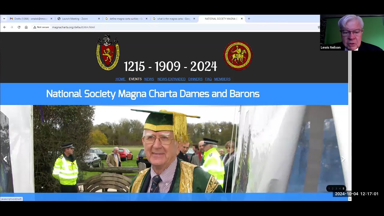 TMCC Genealogy - Magna Charta Facts and Figures