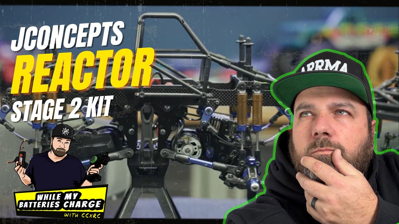 JConcepts Reactor Stage 2 Retro RC Monster Truck Kit & RC MT Racing || While My Batteries Charge