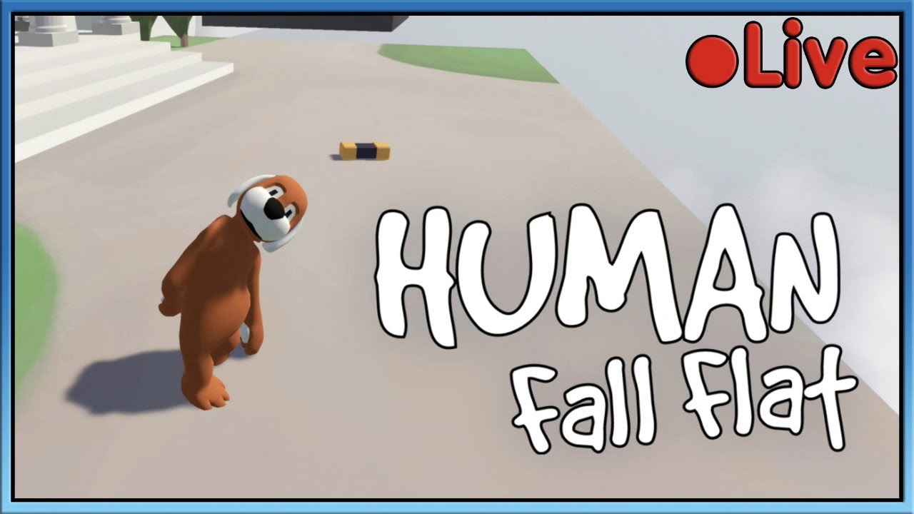 Human Fall Flat - W/Squid - 🔴 Live
