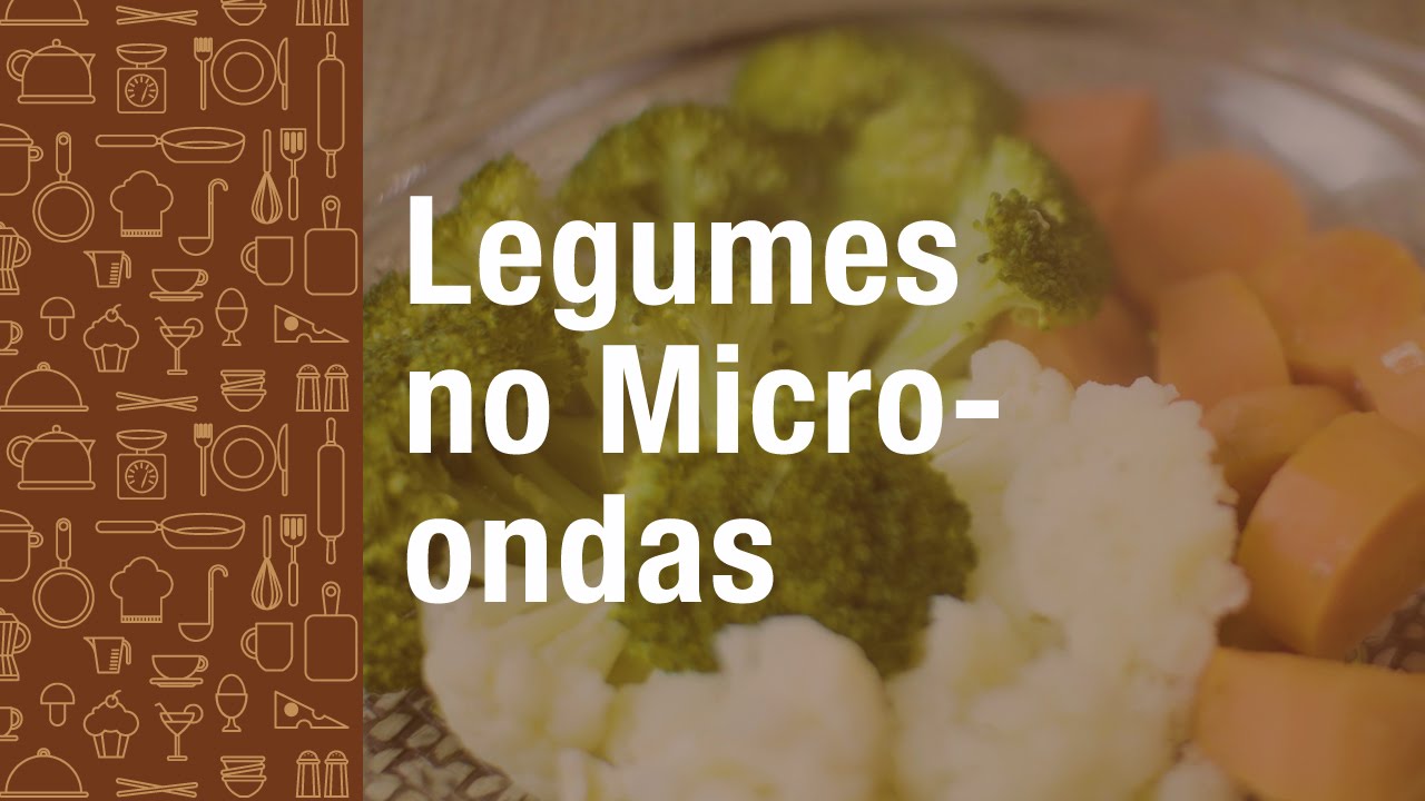 Brócolis, cenoura e couve-flor no Micro-ondas | Cozinha da Cátia