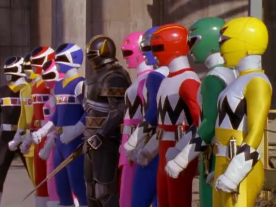 Power Ranger La Galaxia Perdida  y Space team-up vs Psycho Rangers