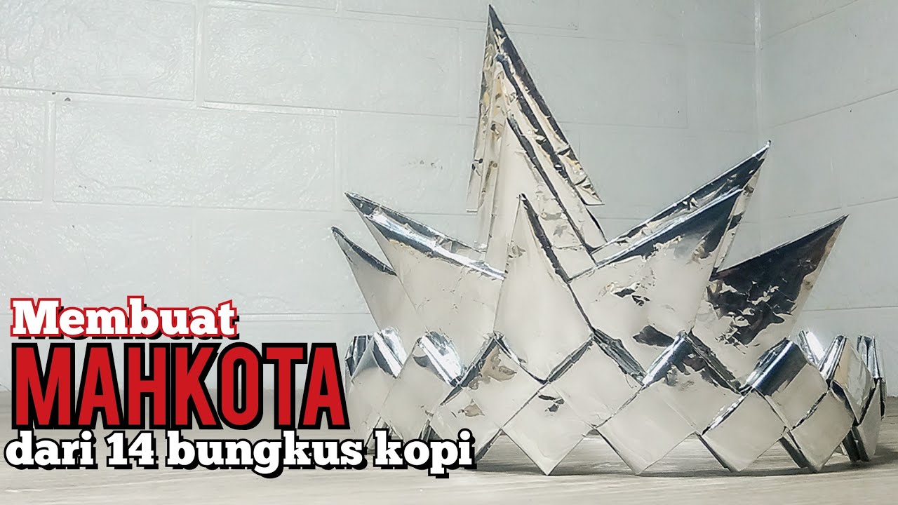 Cara Kreatif Mengolah Bungkus Kopi Menjadi Mahkota Menawan