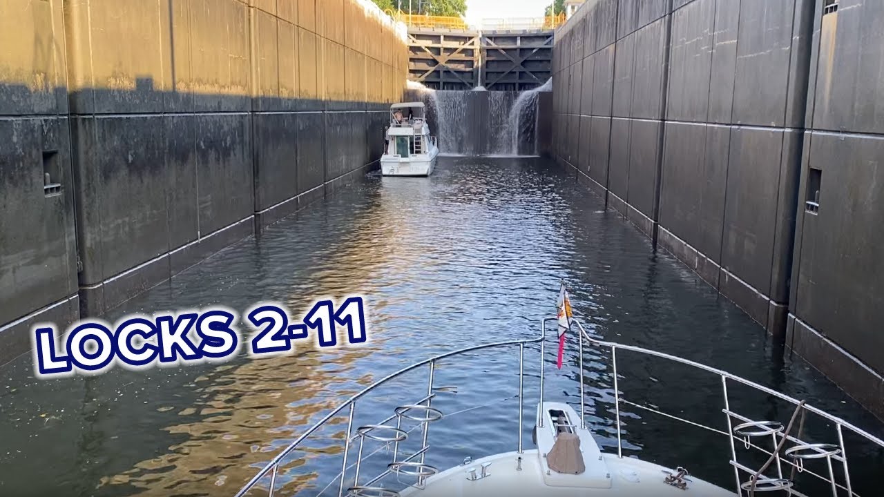 Navigating New York's Canal System. Locks #2-11 | Ep. 12
