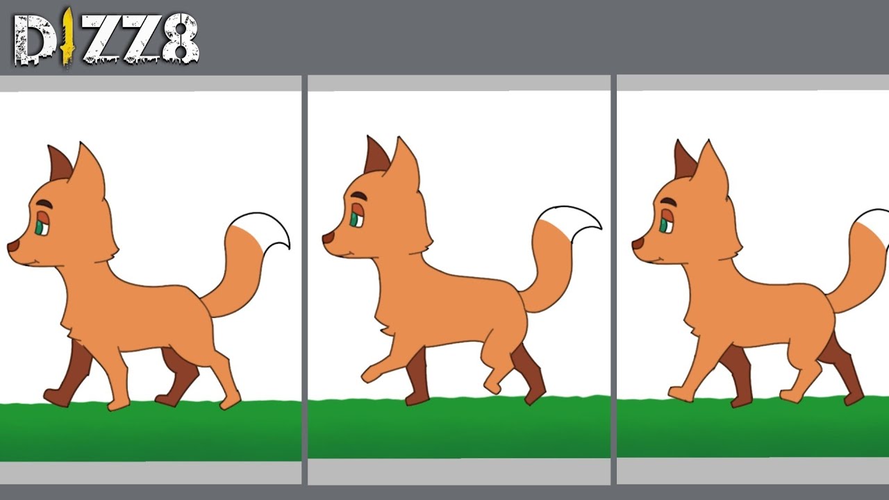 Processo de Animação_Raposa Caminhada (Roughanimator)