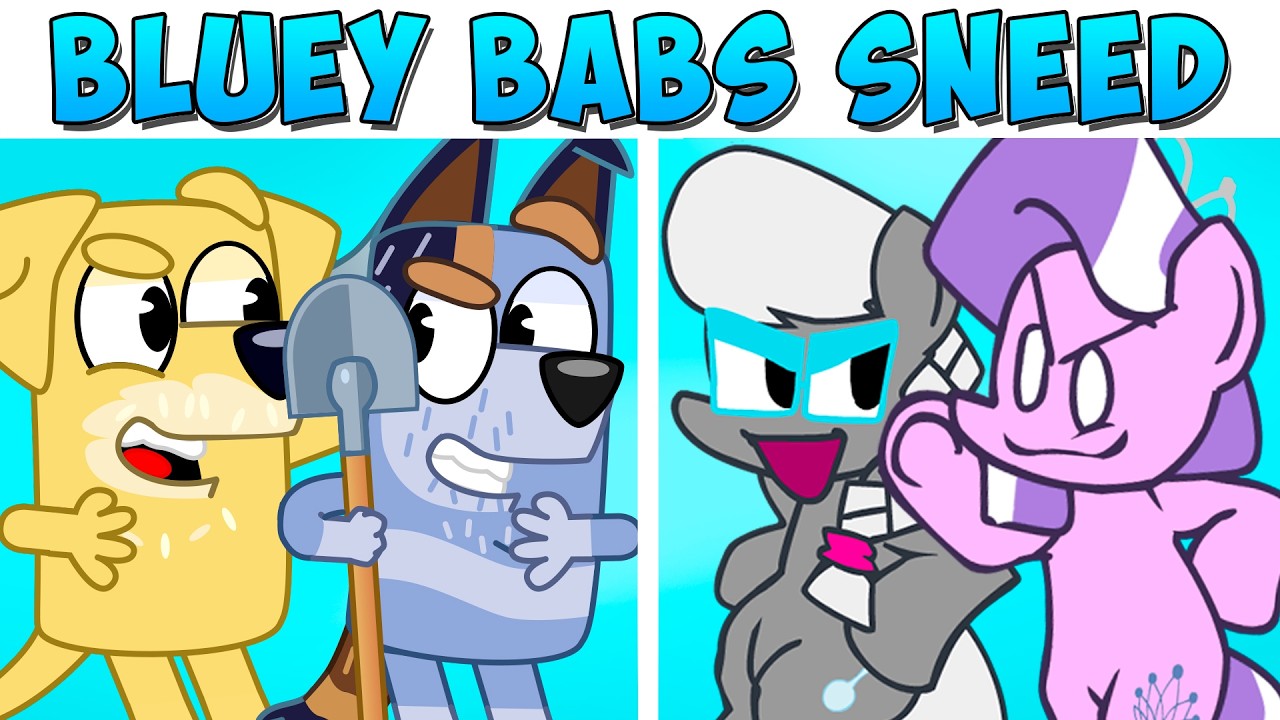 FNF Character Test | Gameplay vs Playground | Babs Sneed But Bluey Sings | FNF Mods