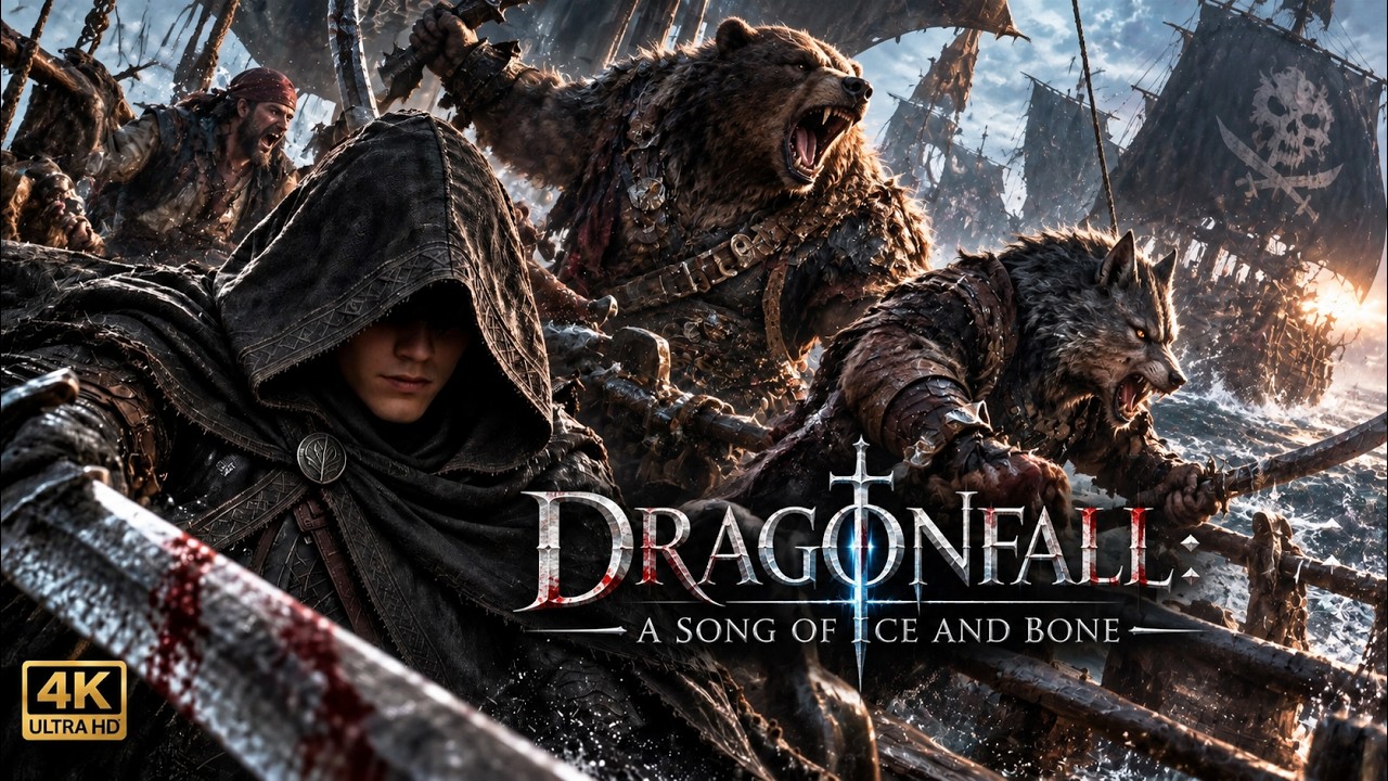 Dragonfall Full 4K Dark Epic Fantasy Movie | Part3 : A Song of Ice and Bone | War & Kingdom Intrigue