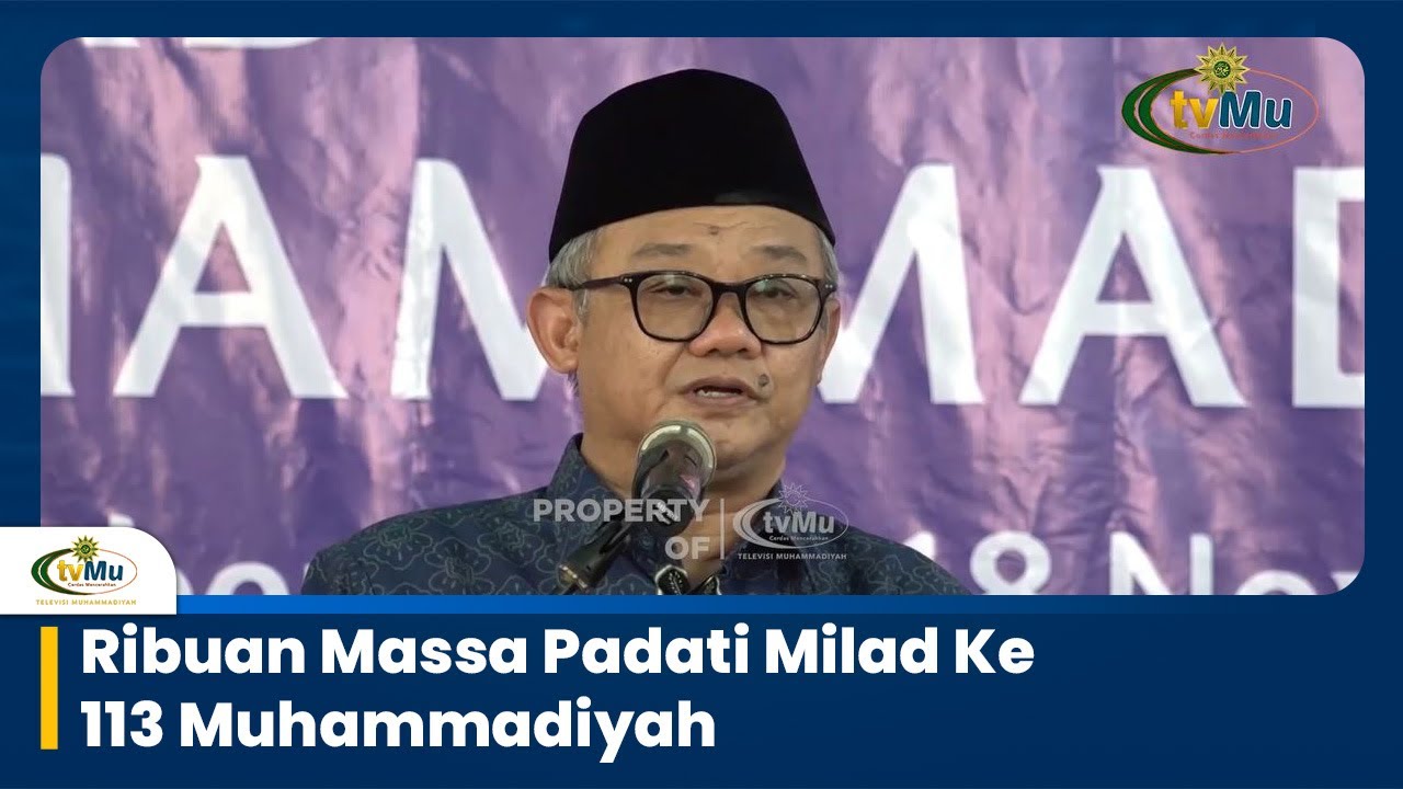Ribuan Massa Padati Milad Ke 113 Muhammadiyah