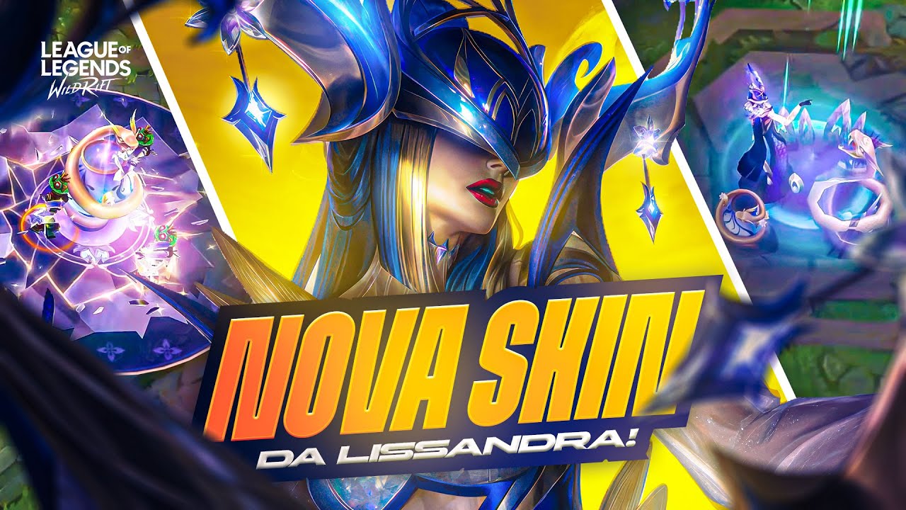 A NOVA MELHOR SKIN DA LISSANDRA CHEGOU! PORCELANA DE PRESTÍGIO ESTÁ INCRÍVEL | LoL Wild Rift