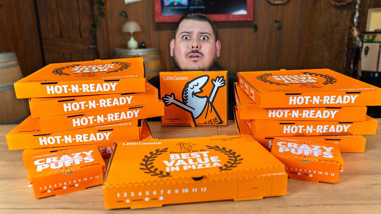Мы съели ВСЕ меню Little Caesars