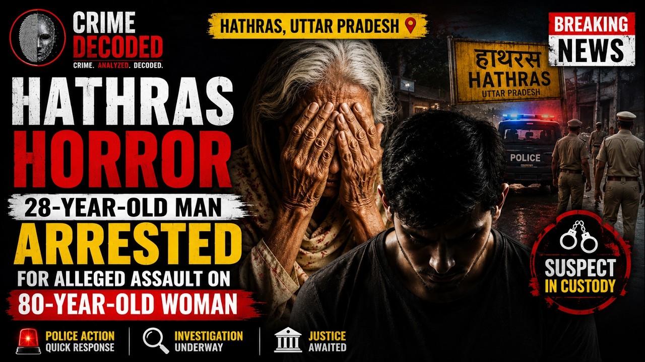 🚨 Hathras Horror: 28-Year-Old Arrested After Alleged Assault on 80-Year-Old Woman