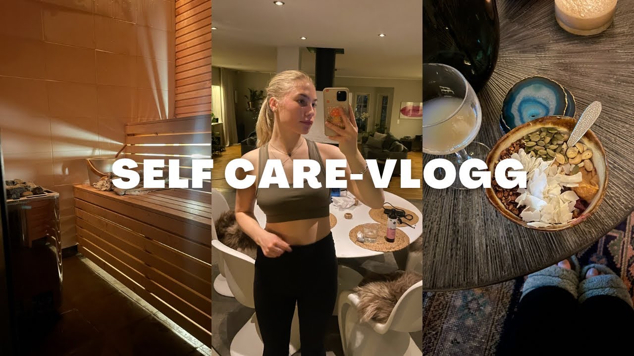 feel good vlogg | self-care, myskvällar & visar hur jag gör min matcha