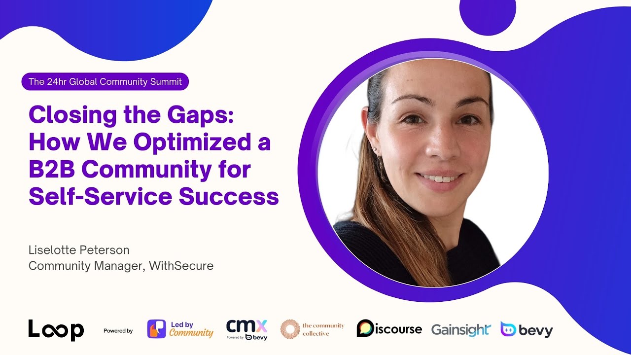 Loop 2025 - Closing the Gaps: How We Optimized a B2B Community for Self-Service Success