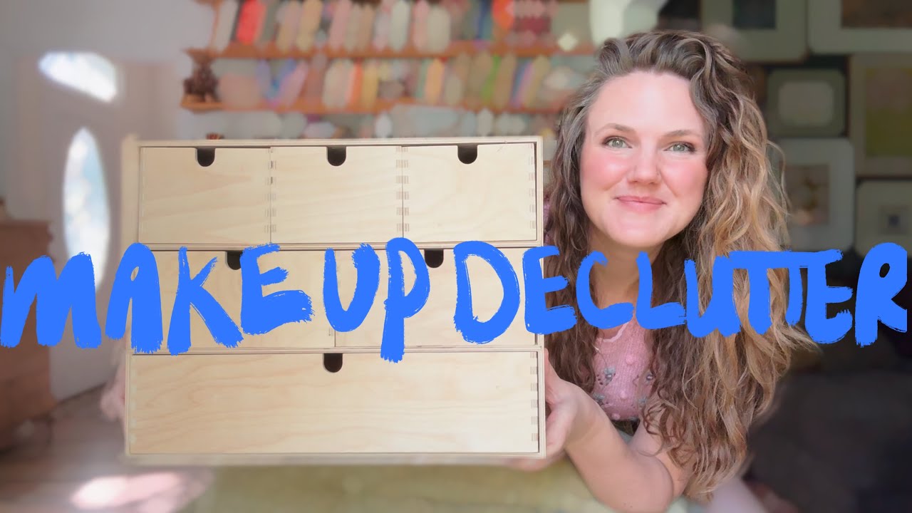 finally decluttering my makeup collection