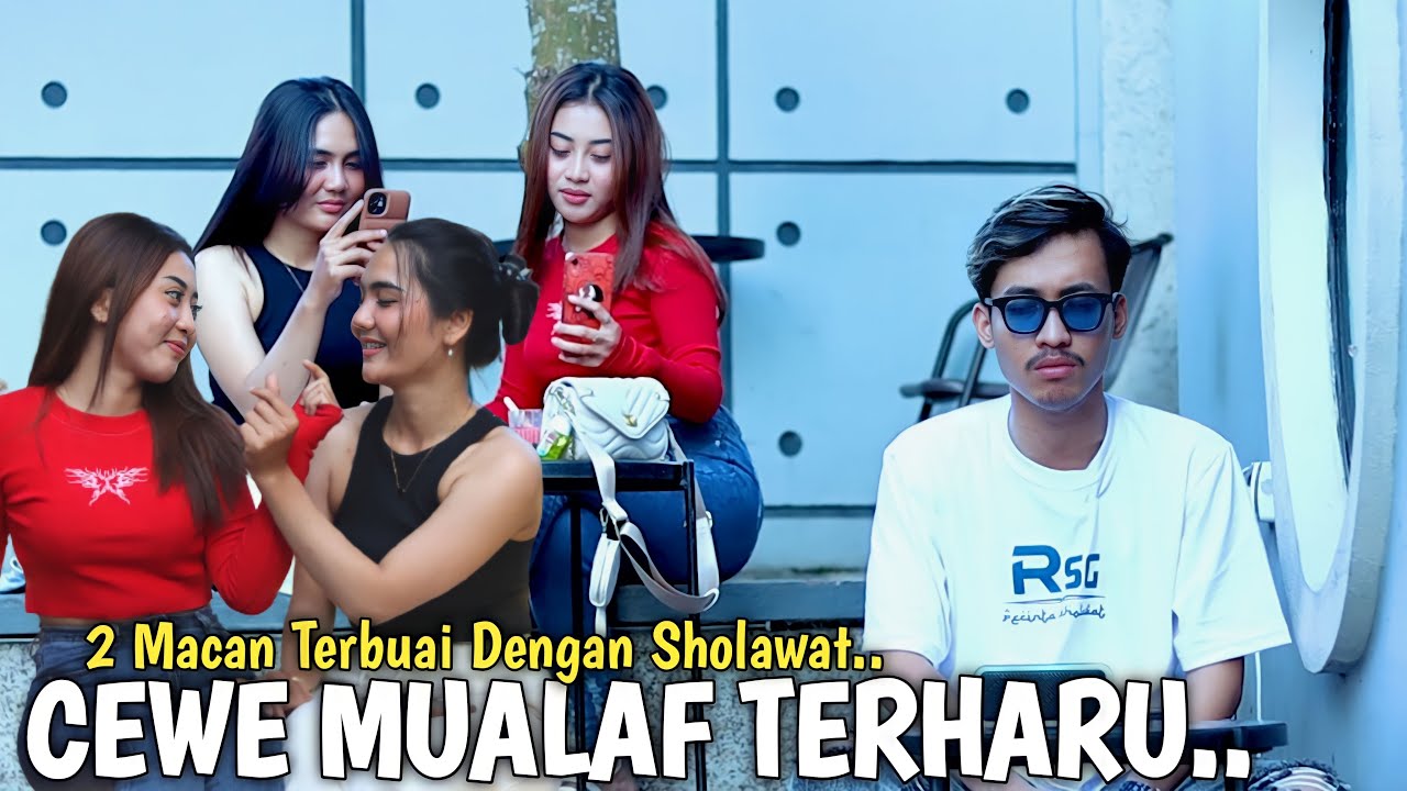 PRANK SHOLAWAT &NGAJI❗️CEWEK MUALAF SAMPE BERKACA KACA🥹