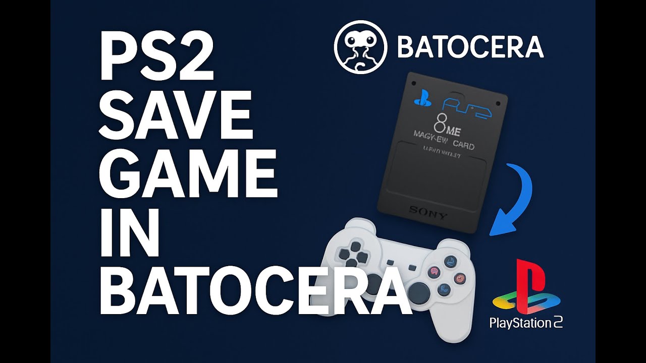 💾 Save Like a Pro! Add PS2 Saves to Batocera's Memory Card (PCSX2)