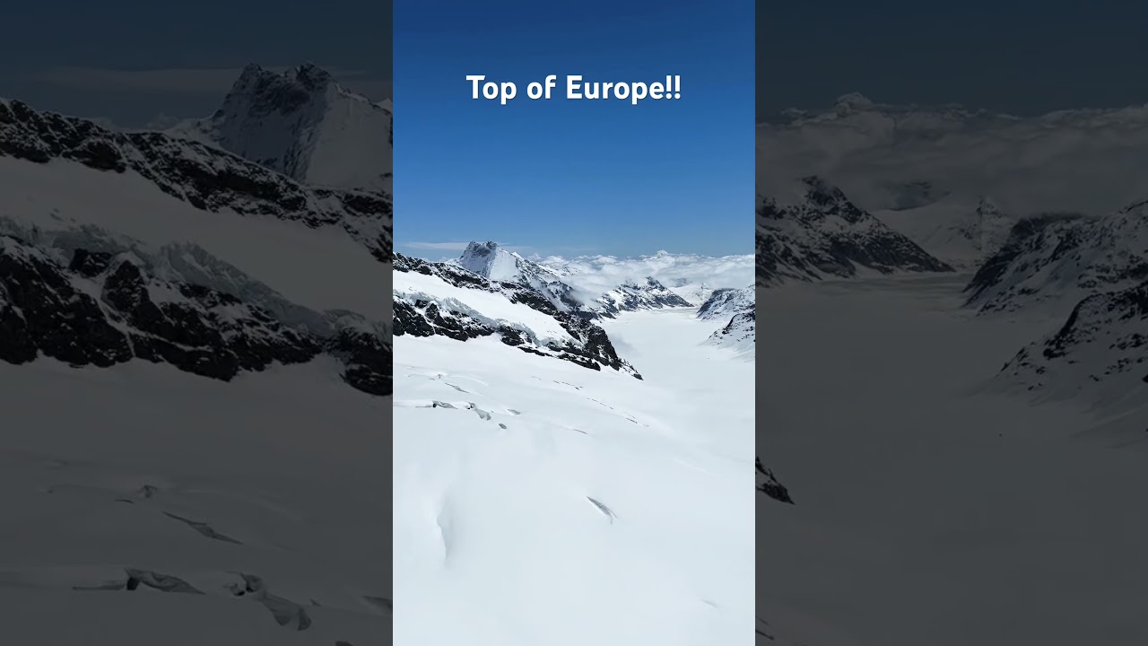 Jungfraujoch - Top of Europe! #jungfraujoch #topofeurope #switzerland #swissnature #snowmountain