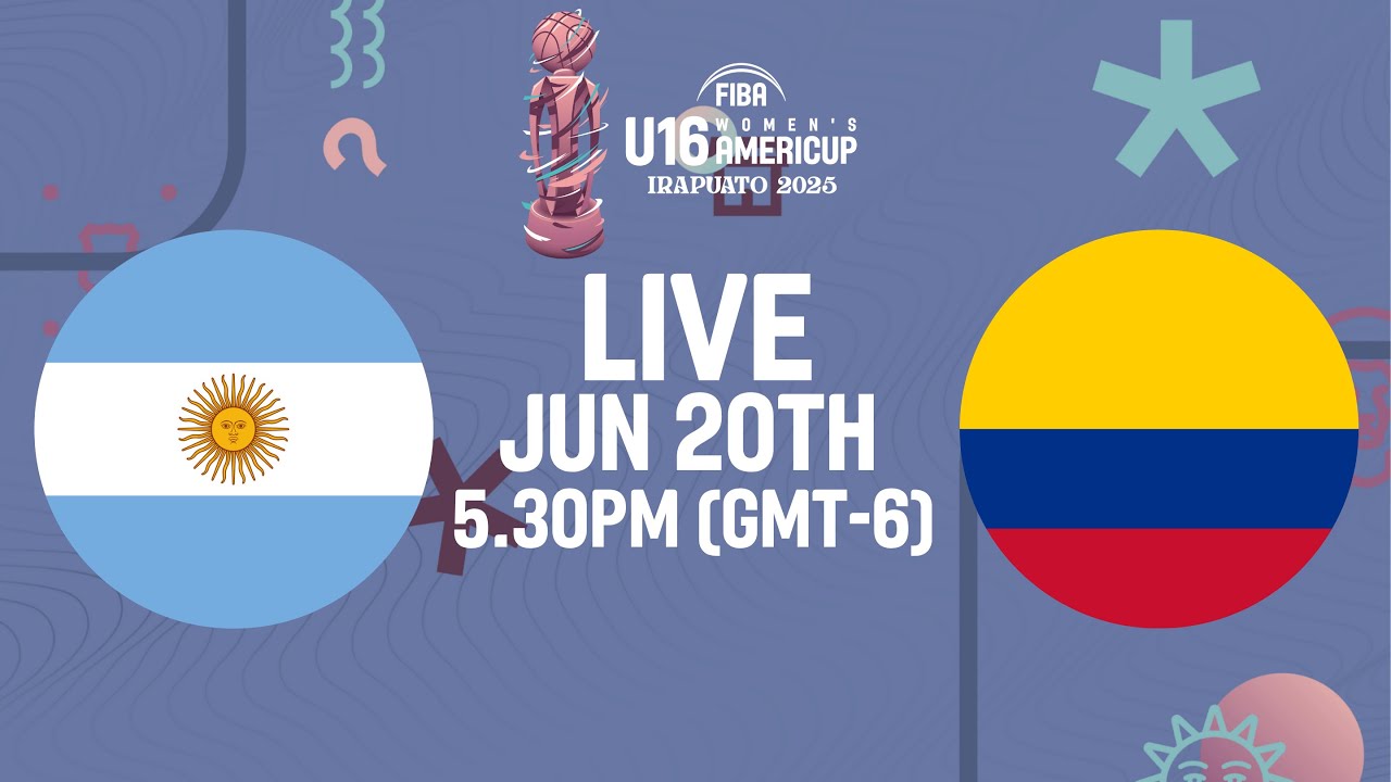 Argentina v Colombia | Full Basketball Game | FIBA U16 Women's AmeriCup 2025
