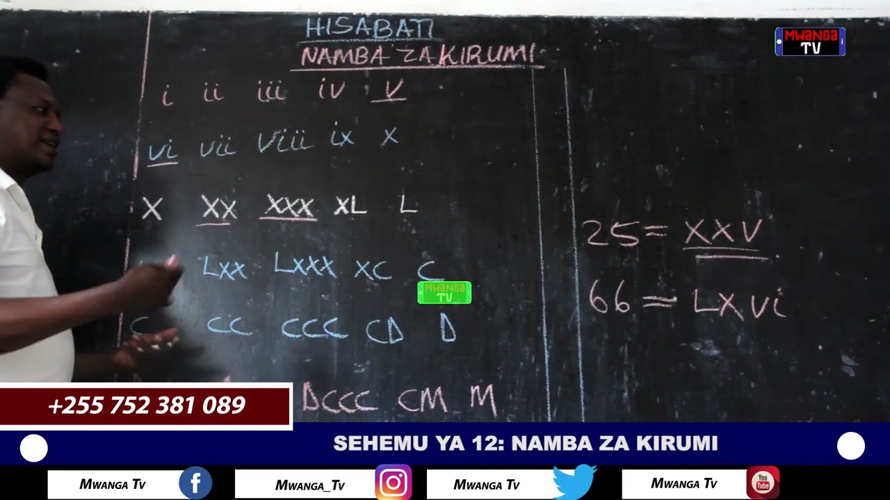 MAAJABU YALIYOPO KWENYE NJIA ZA KIRUMI: HESABU NI RAHISI SANA JIFUNZE NA MWALIMU JOHN NJAU