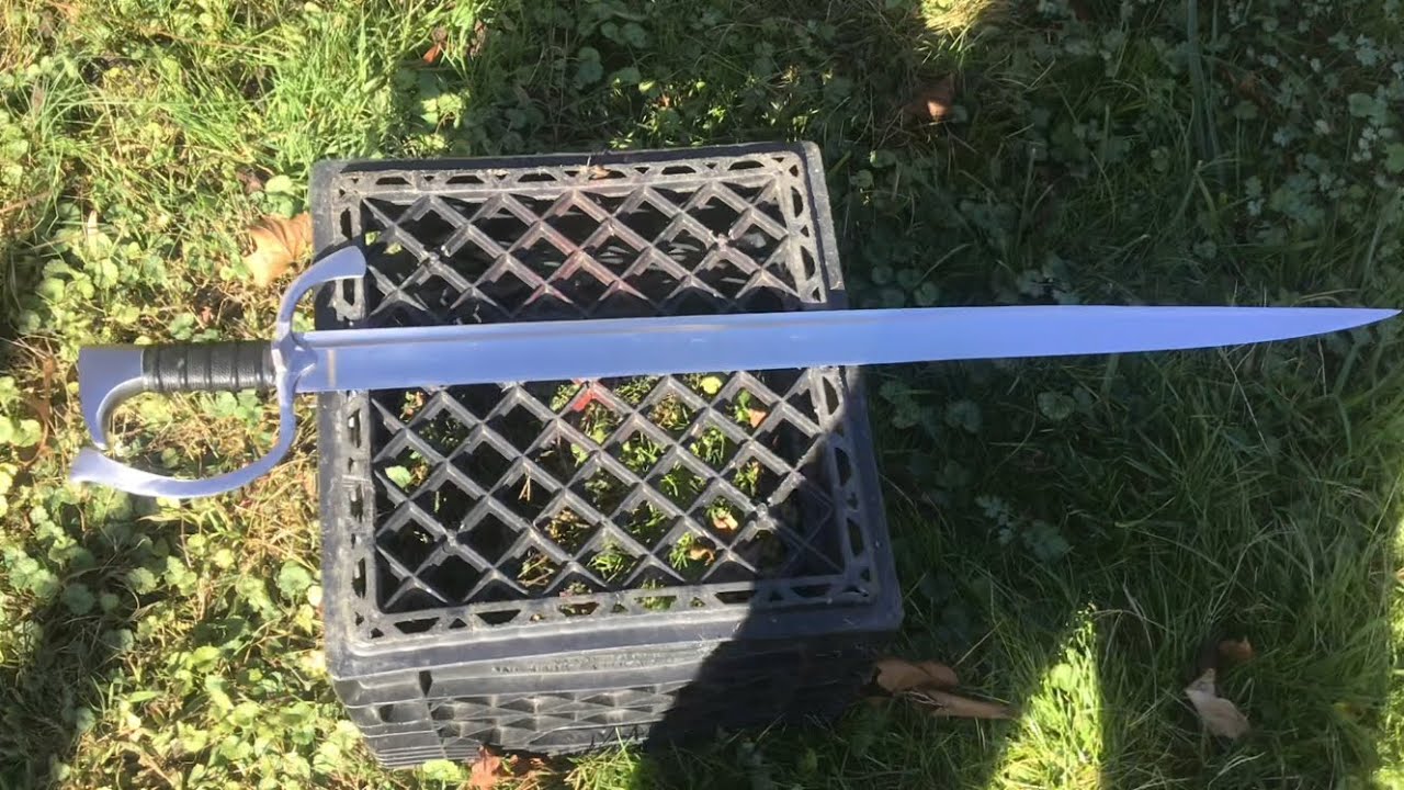 Royal Armouries  Matt Easton Windlass 15Th Century Falchion/ Hanger First Cuts