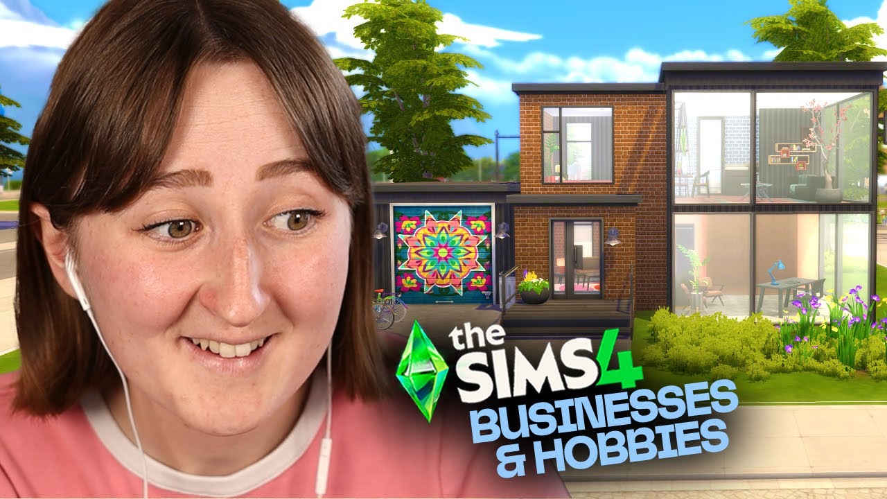 I built a TATTOO small business in The Sims 4