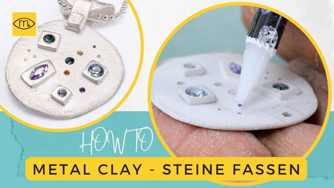How to metal clay: Silberanhänger mit beweglicher Anhängeöse Tutorial