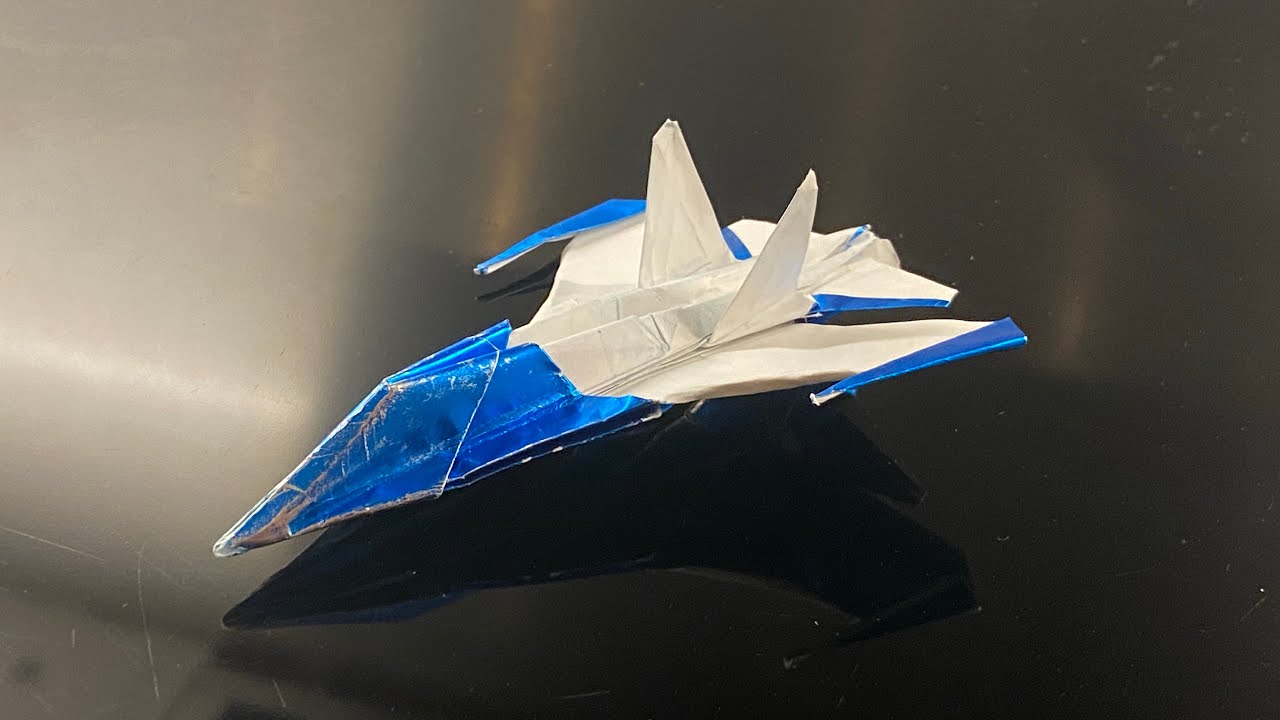 How To Fold An EPIC A4 Fighter Jet! Origami Jet Tutorial (Star Alicer)