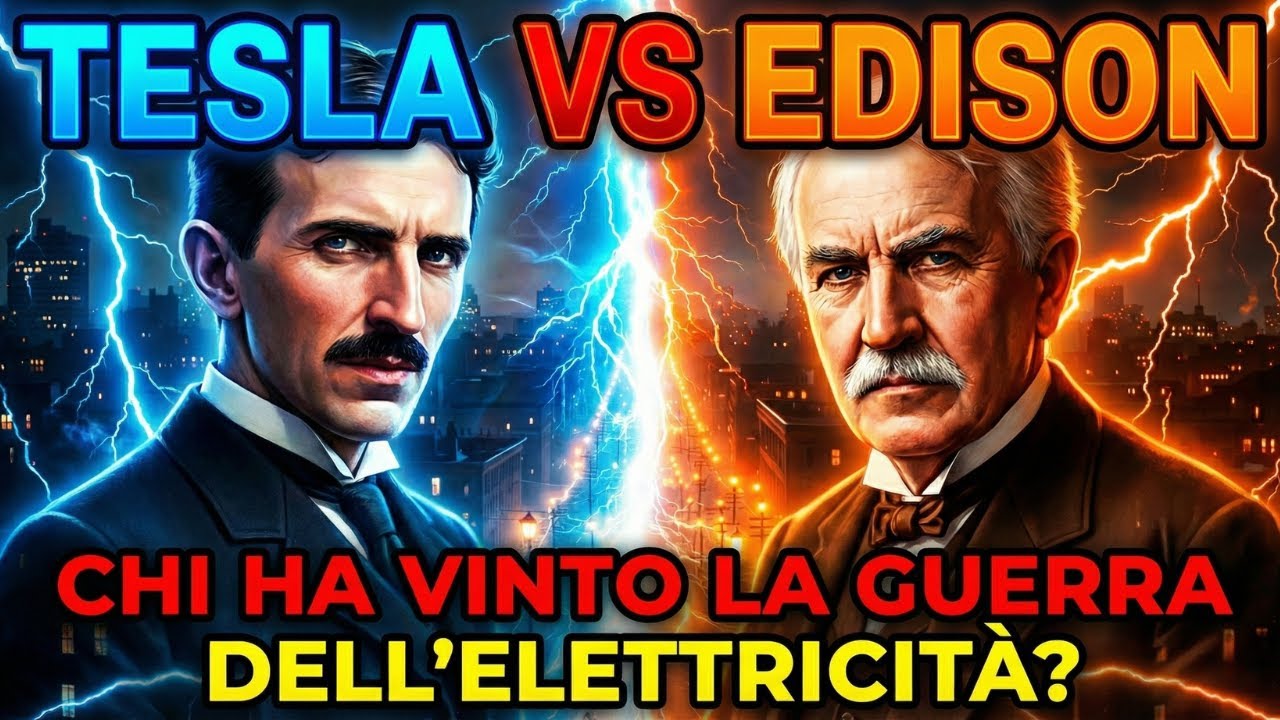 Nikola Tesla vs Thomas Edison : chi ha inventato l'elettricita'?