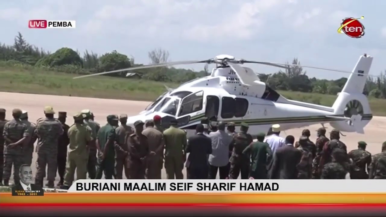 KWAHERI MAALIM SEIF: TAZAMA MWILI WAKE ULIVYOWASILI PEMBA KUZIKWA..