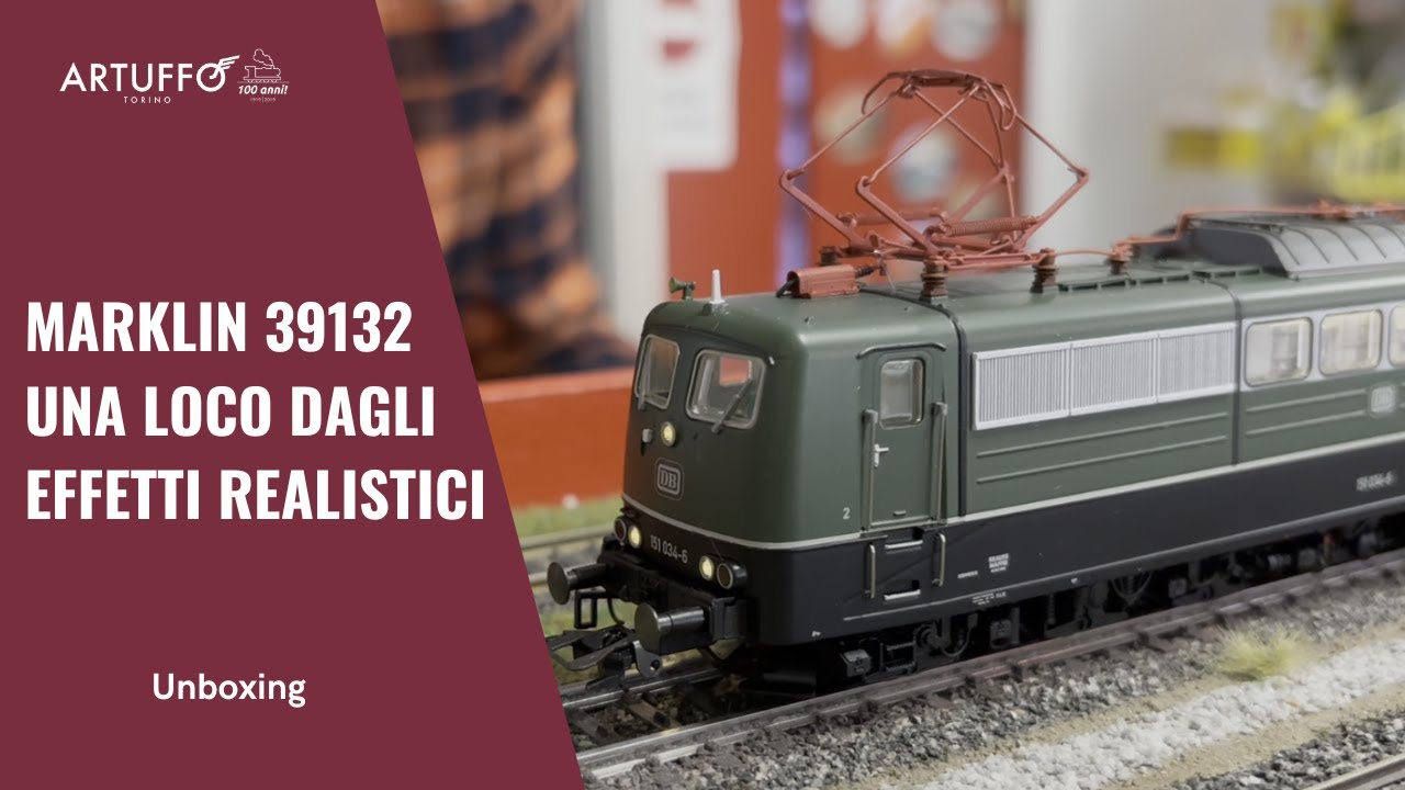 Unboxing Artuffo - Marklin 39132, dettagli realistici per una novità 2024