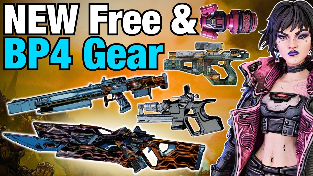 ALL NEW WEAPONS & GEAR in Borderlands 4 | Free & Bounty Pack 4