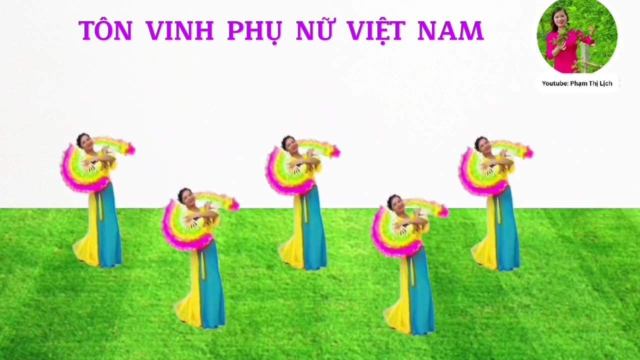 M&uacute;a quạt: T&Ocirc;N VINH PHỤ NỮ VIỆT NAM/C&oacute; hướng dẫn 