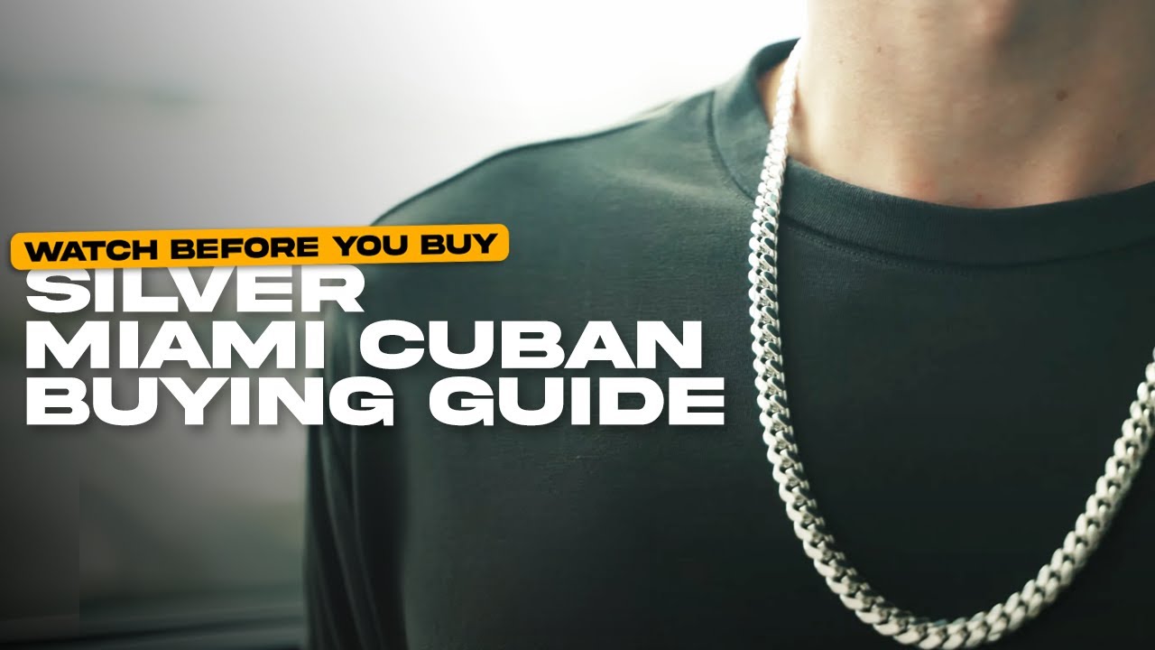 Silver Miami Cuban Link Size Comparison - Buyers Guide