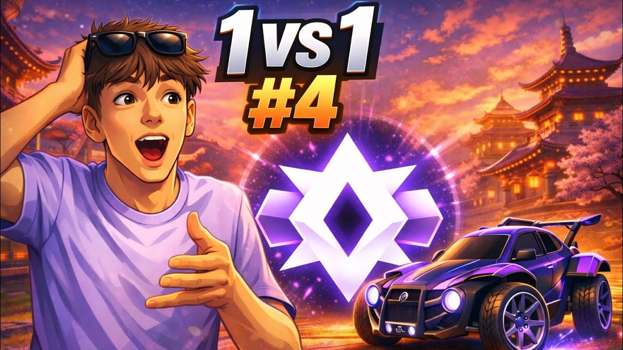 Je DÉFONCE un CHAMPION 2 qui SMURF ?! Rocket League 1v1 - #4