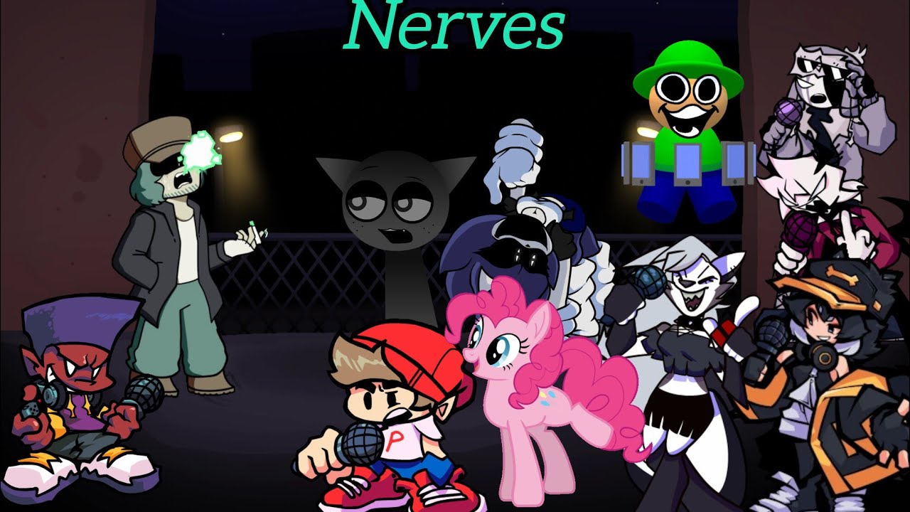 (REMAKE)Nerves(Old) but Differents Characters sing it(FNF COVER)(Betadciu)(My Version)