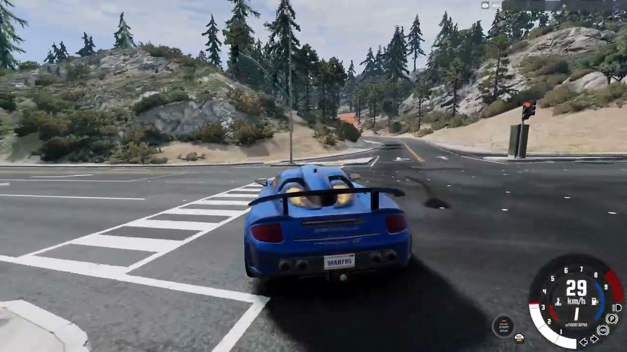 PORSCHE GT with a Steering Wheel | BeamNG.drive