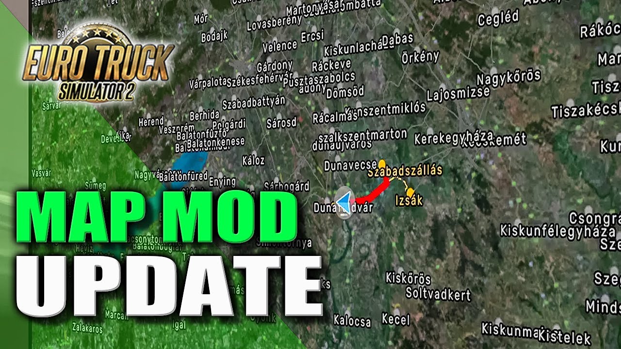 Beste Karten Mod f&uuml;r Euro Truck Simulator 2 | Ungarn Map f&uuml;r ETS 2 1.54 🚛  #ets2 #ets2mapmods