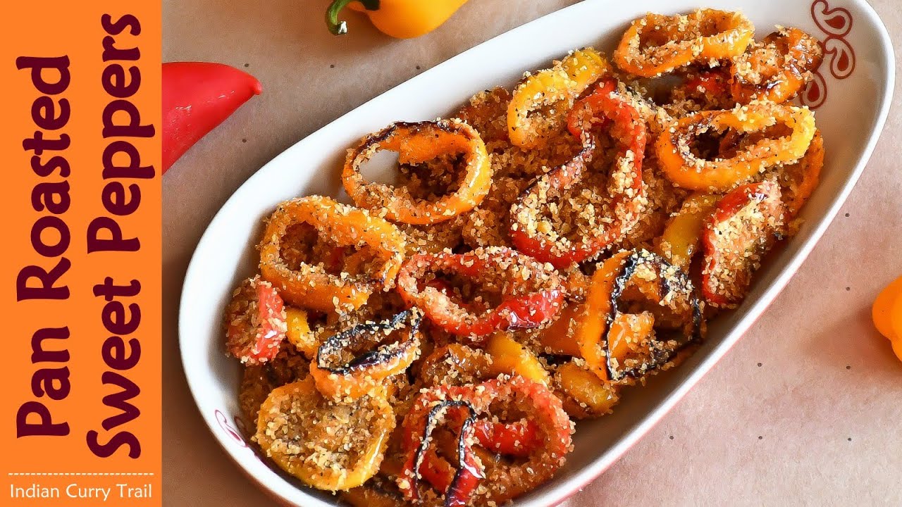 Pan Roasted Mini Sweet Peppers | Quick Roasted Mini Peppers
