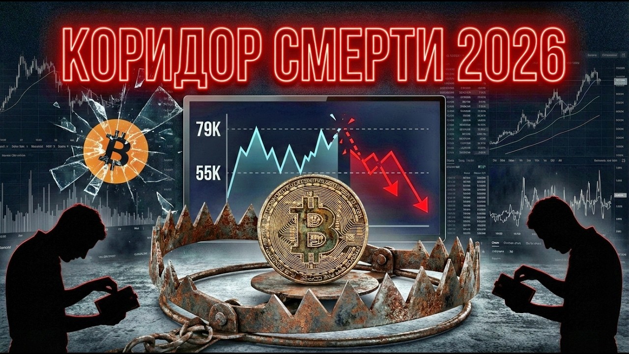 БИТКОИН ЗАСТРЯЛ В 2026!СТРУКТУРНАЯ СЛАБОСТЬ ! ВАЖНЫЕ УРОВНИ ОТ glassnode! СПЕЦВЫПУСК!