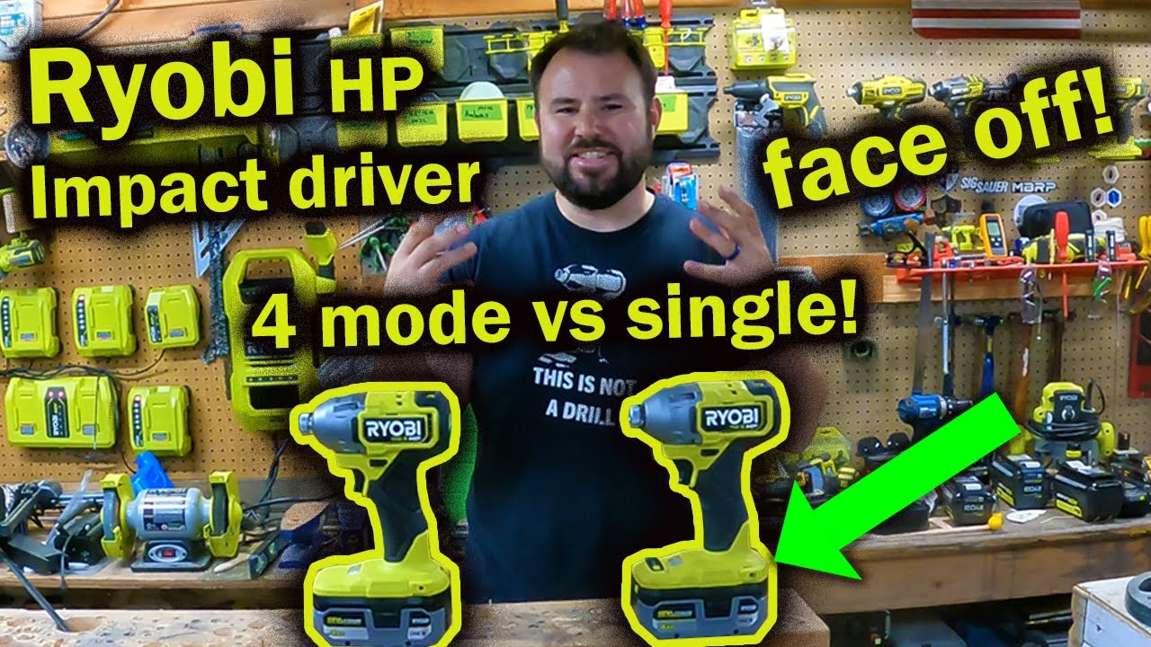Ryobi HP Impact Battle 4 режима против одиночного #сделай сам #лайфхаки #строительство #homedepot...